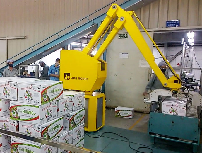 Robot bốc hàng, palleting robots